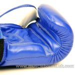 MTG Pro Blue Velcro Boxing Gloves