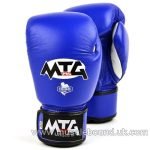 MTG Pro Blue Velcro Boxing Gloves