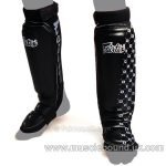 Fairtex Black MMA Style Shin Pads