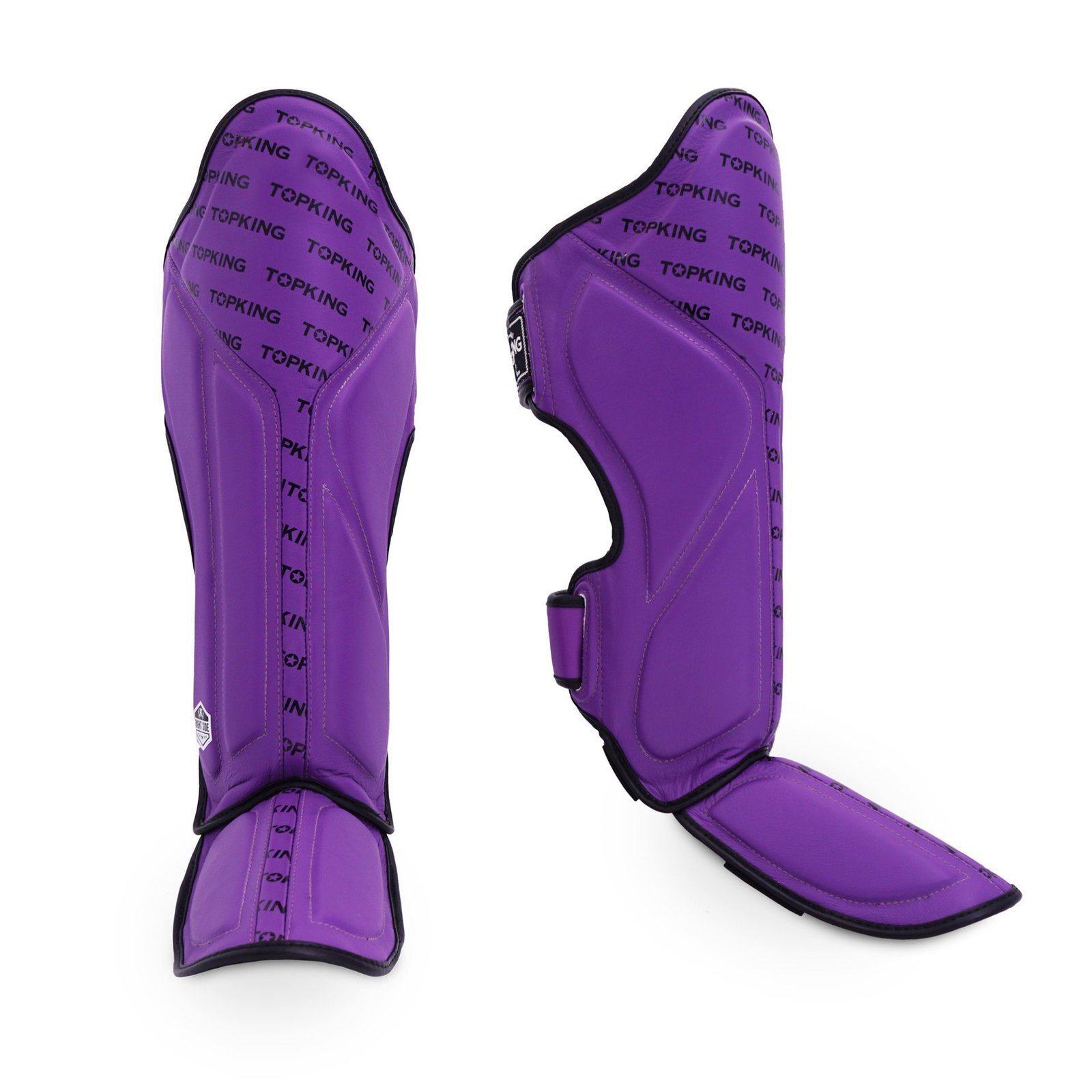 TOPKING SHIN GUARD FULL IMPACT SINGLE TONE PURPLE Musclebound UK